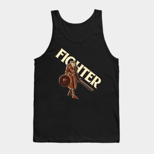 Retro DND Human Fighter Tank Top